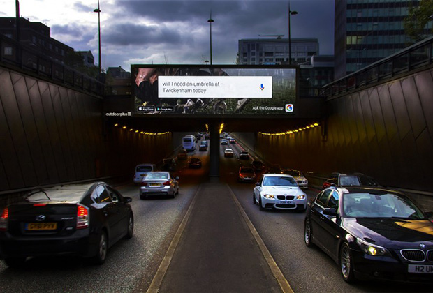 Умная реклама от Google теперь на улицах Лондона 